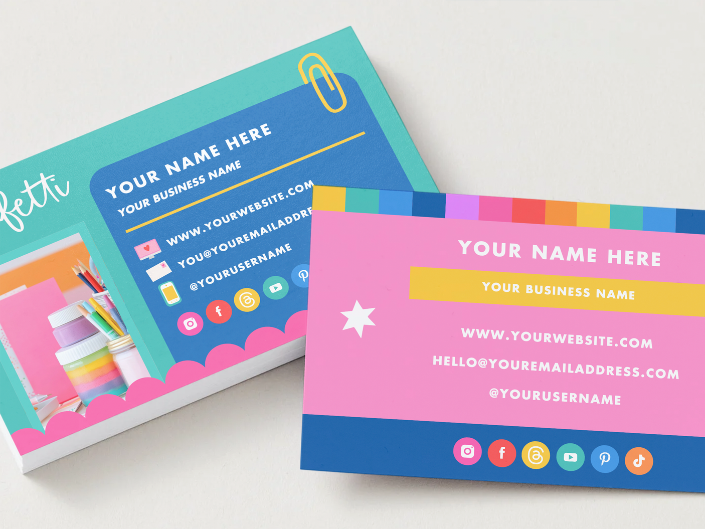 Colorful Business Card Template