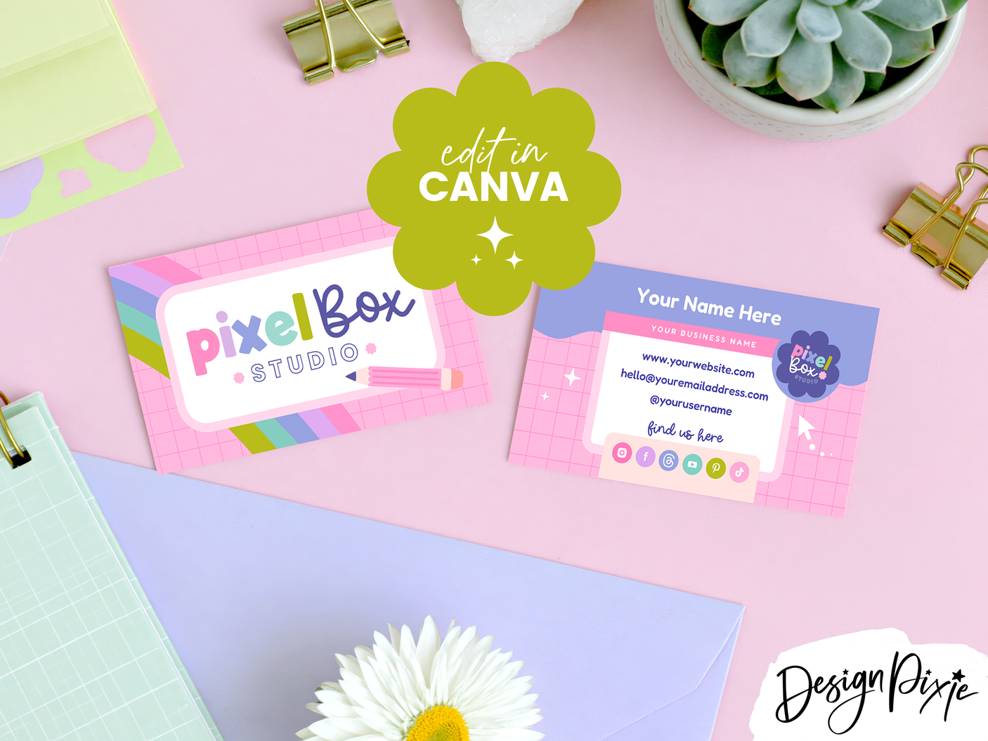 Colorful Creative Business Card Template