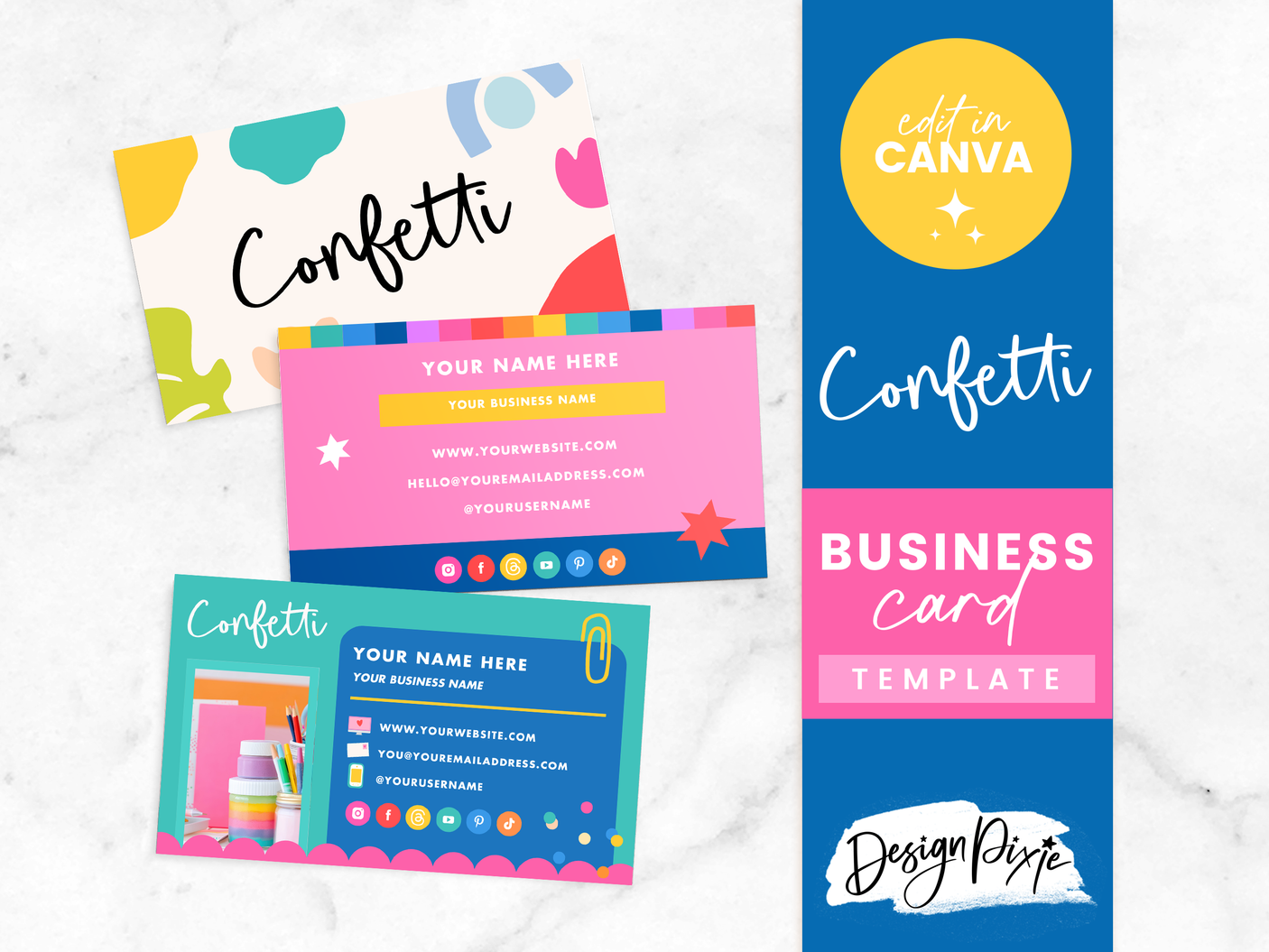 Colorful Business Card Template