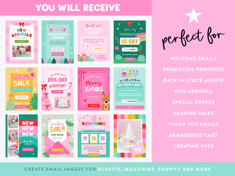 Colorful Christmas Email Templates