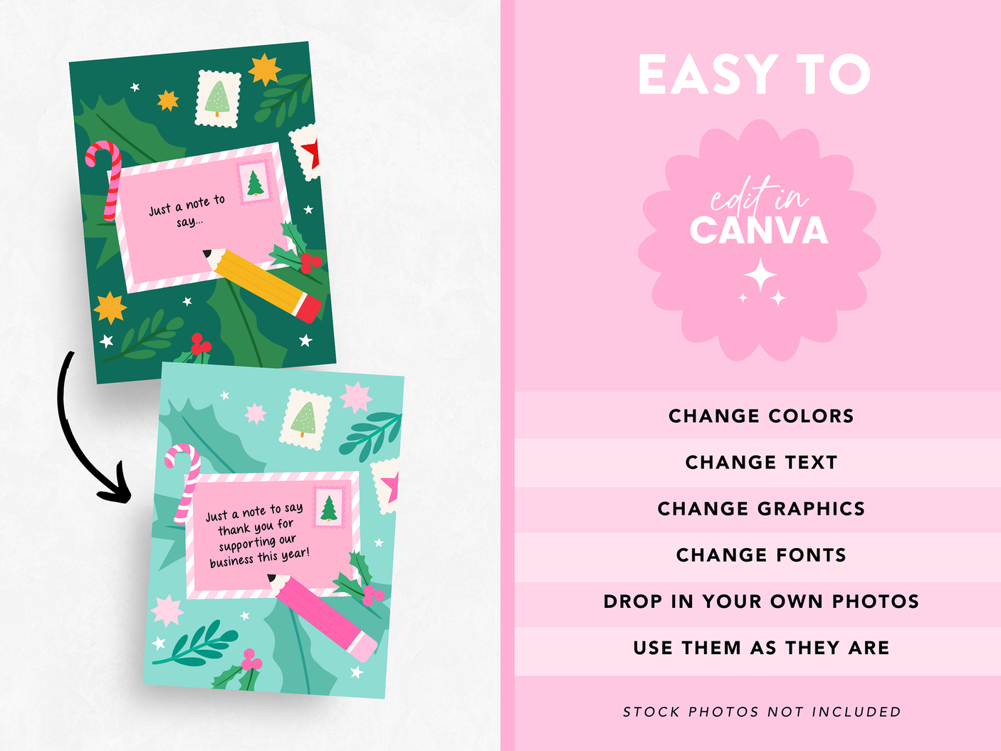 Colorful Christmas Instagram Templates by Design Pixie