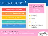 Colorful Social Media Banner Templates