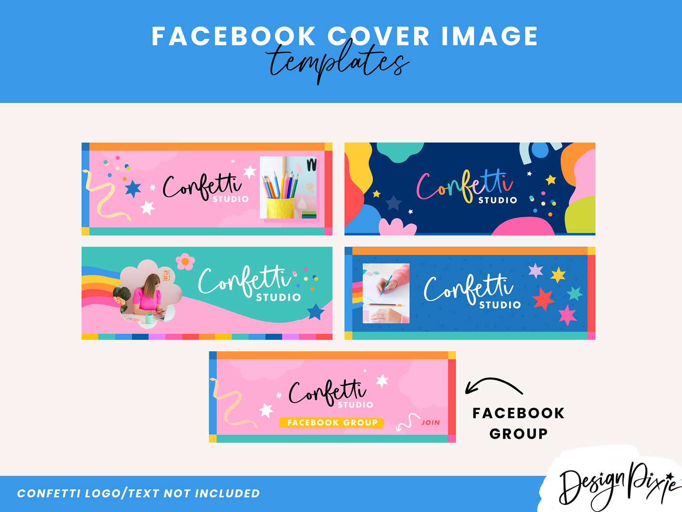 Colorful Social Media Banner Templates