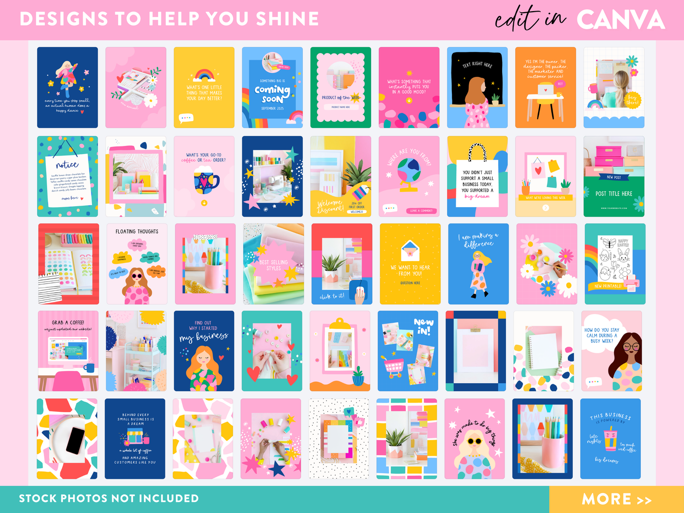 Confetti Instagram Templates - V2