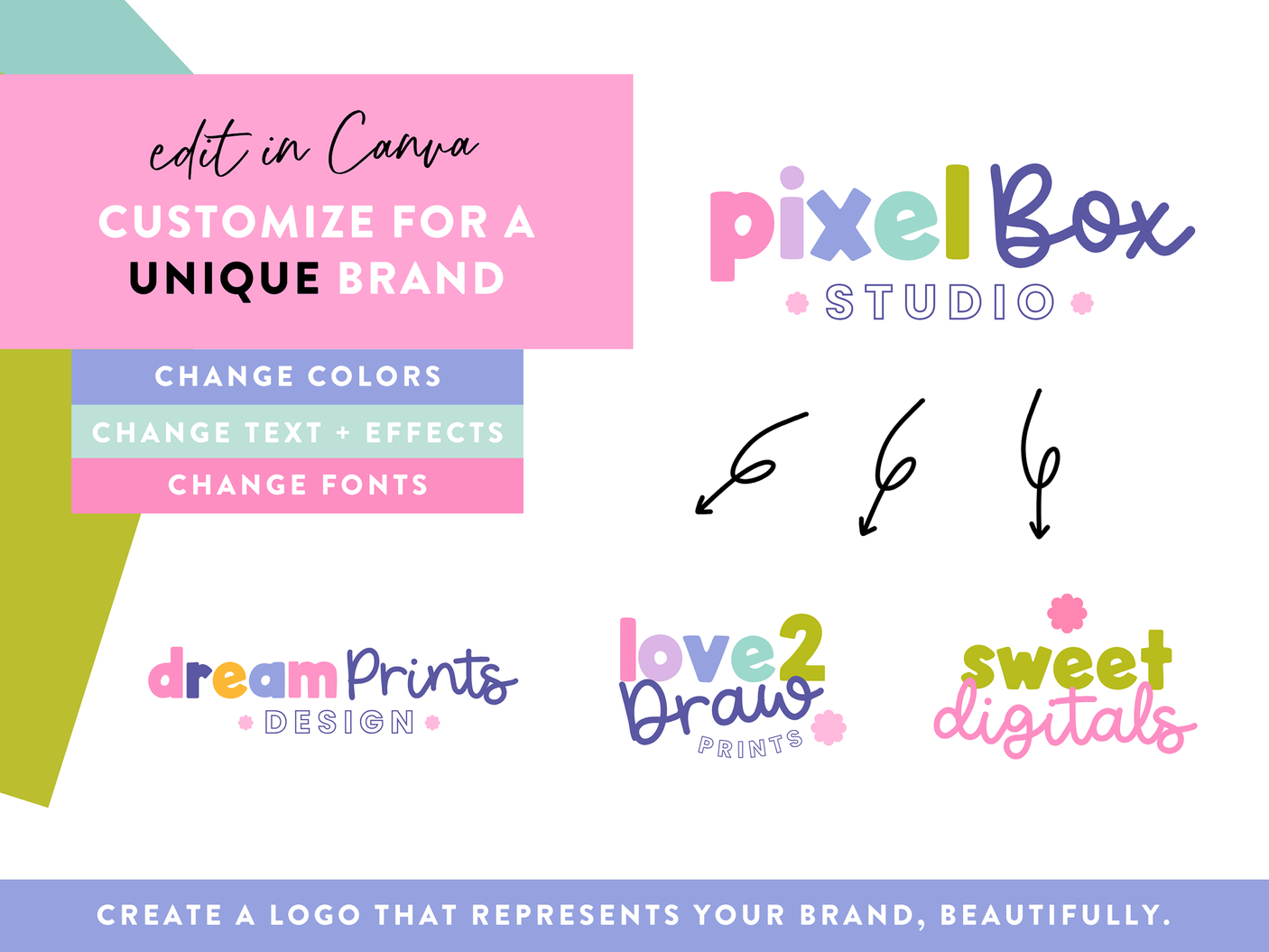 Pixel Box Logo Template
