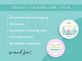 Craft Sticker Label Templates