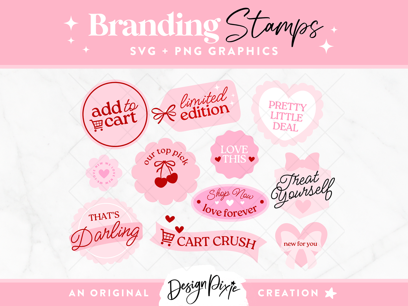 Coquette Branding Stamps