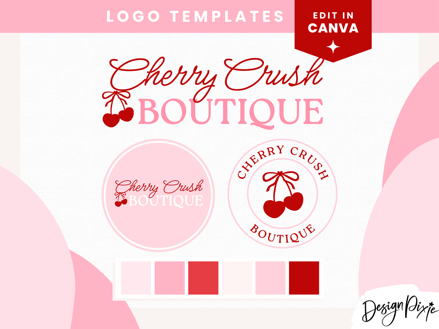 Cherry Logo Design Template