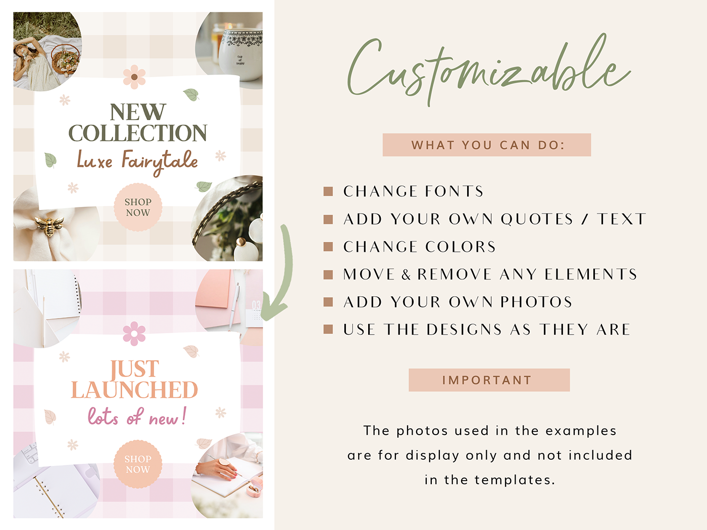 Cottagecore Instagram Post Templates - Design Pixie