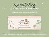 Cottagecore Social Media Banners - Design Pixie
