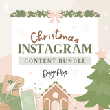 Cottagecore Christmas Instagram Templates