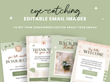 Cottagecore Email Marketing Templates - Design Pixie