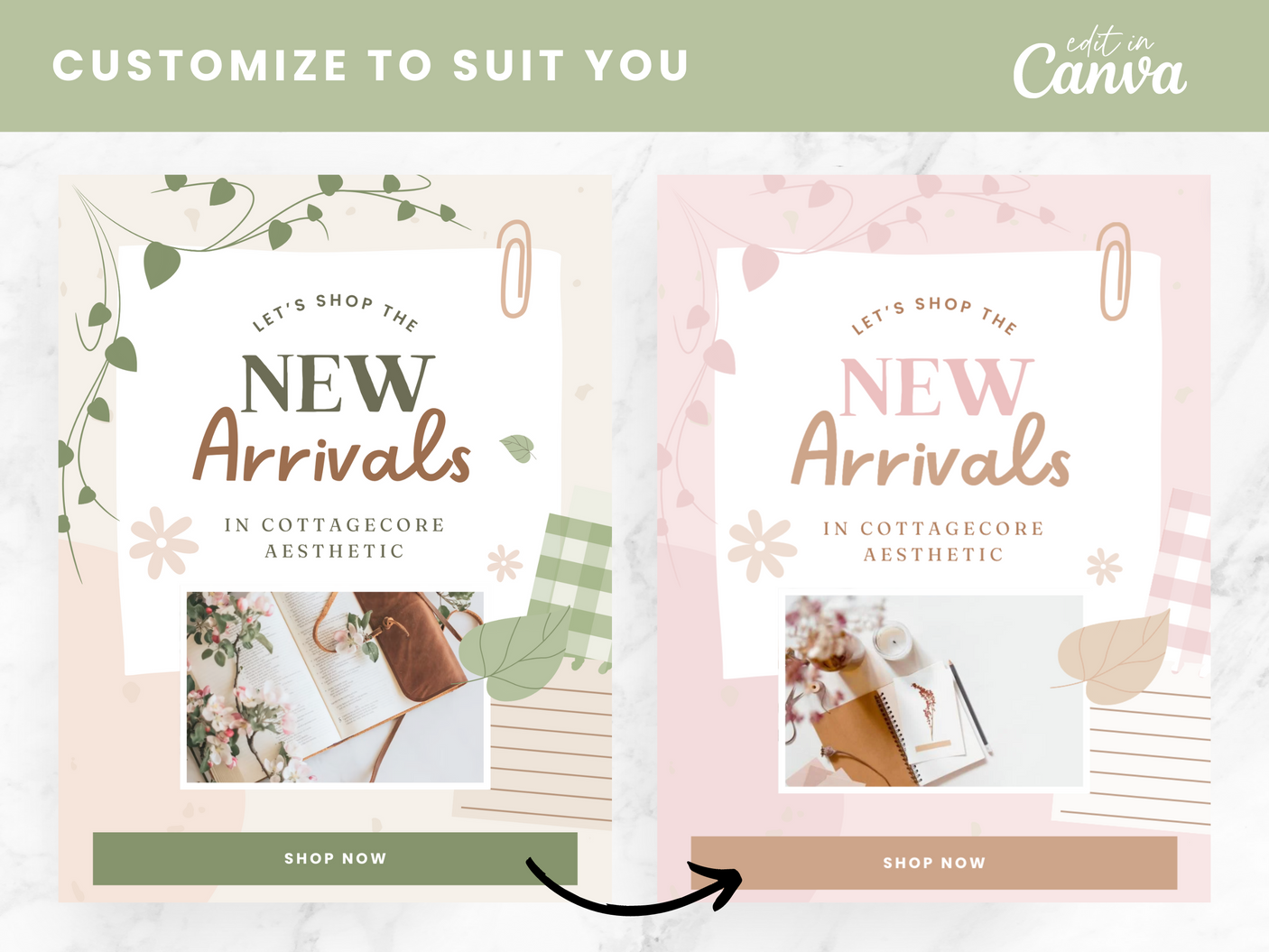 Cottagecore Email Marketing Templates - Design Pixie