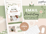 Cottagecore Email Marketing Templates - Design Pixie