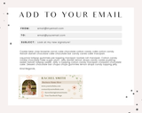 Cottagecore Email Signature Template - Design Pixie