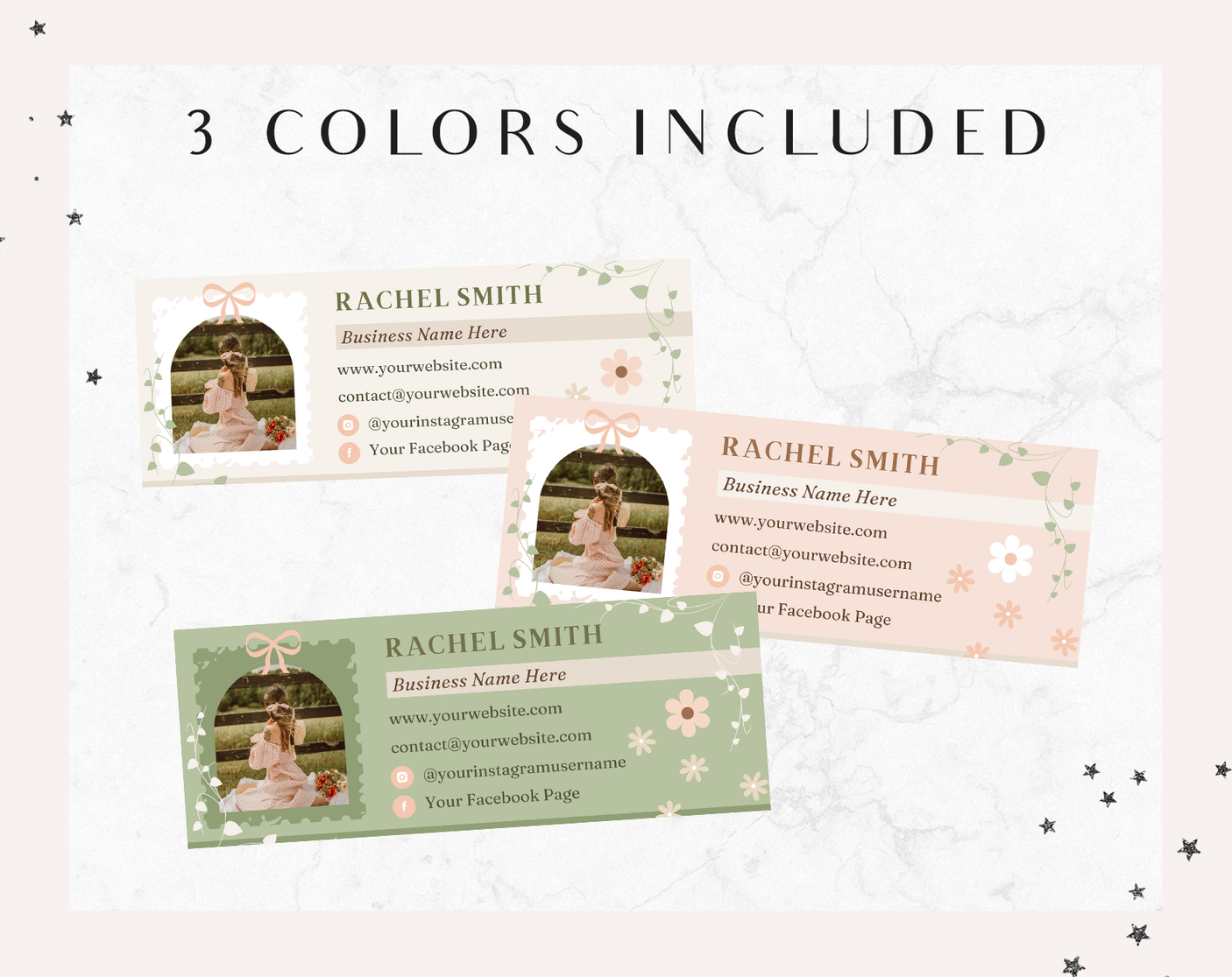 Cottagecore Email Signature Template - Design Pixie