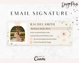 Cottagecore Email Signature Template - Design Pixie