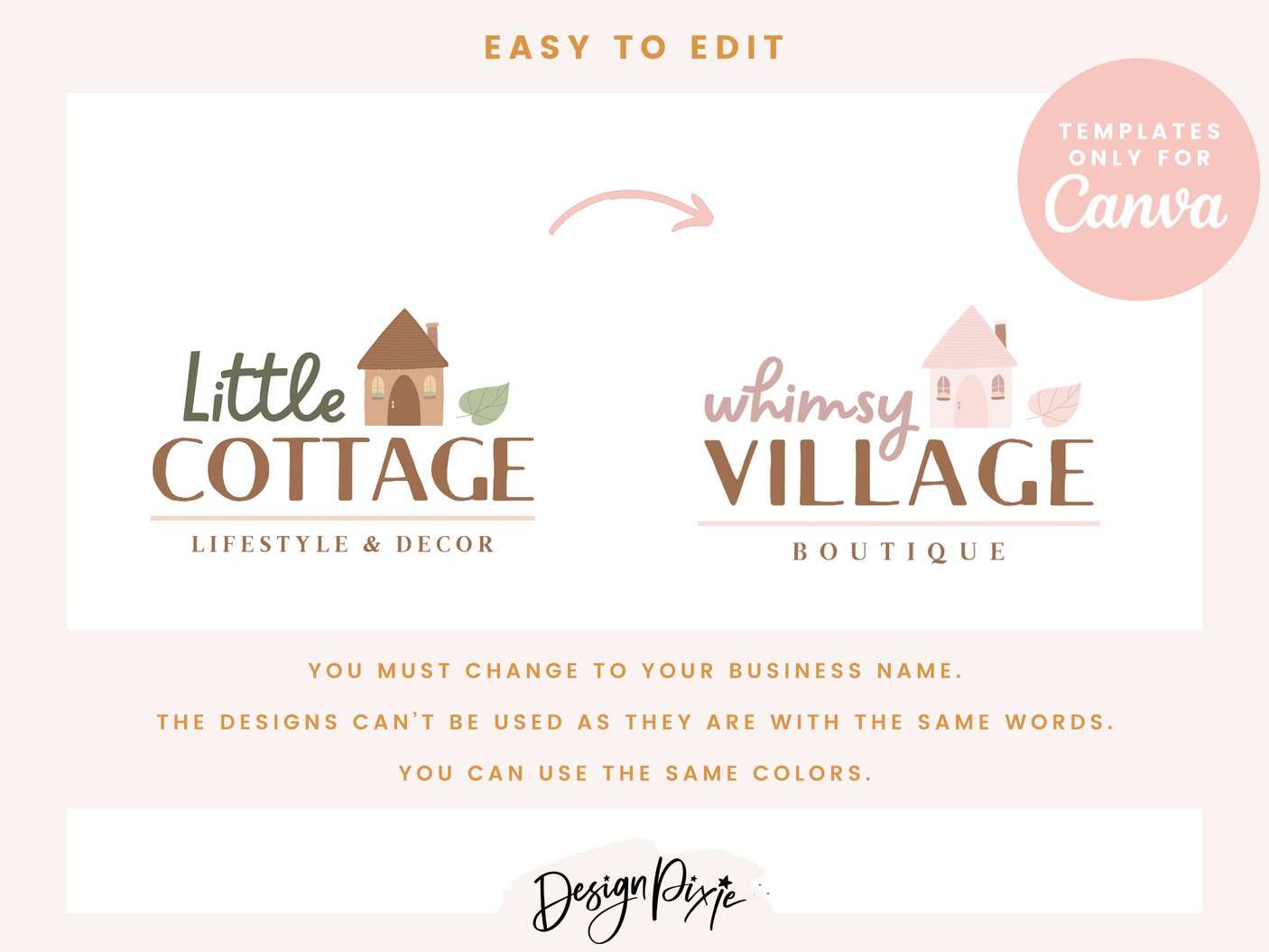 Cottagecore Logo Design Template - Design Pixie