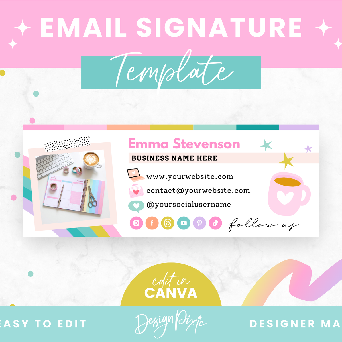 Craft Email Signature Template – Design Pixie