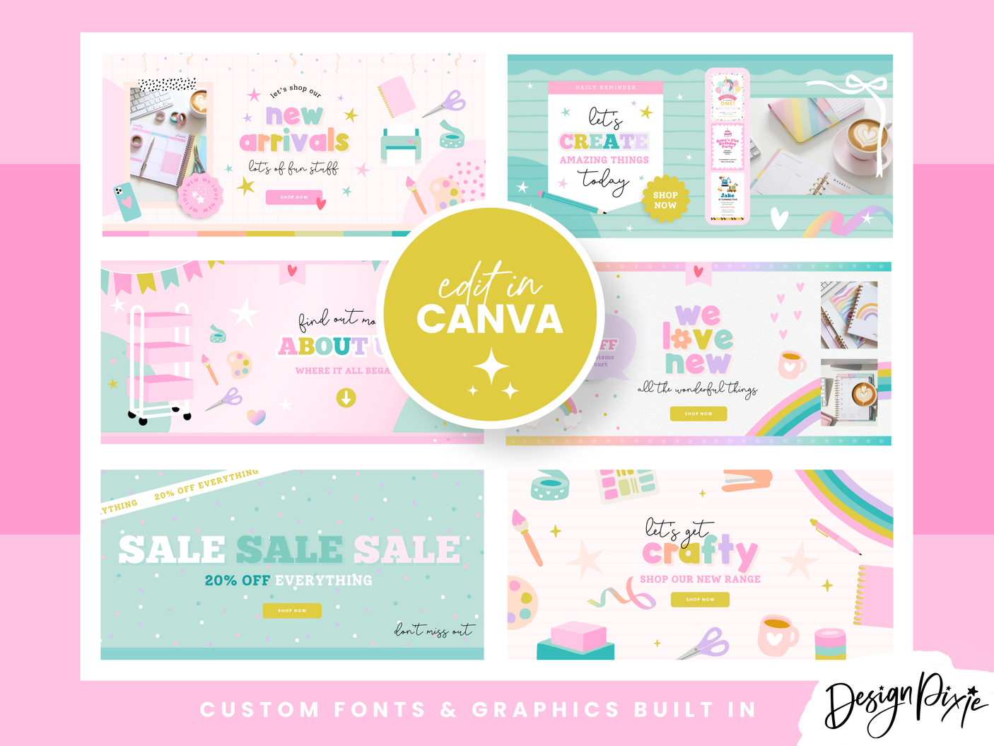 Craft Shopify Banner Templates