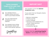 Craft Shopify Banner Templates