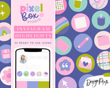 Cute Digital Instagram Highlight Icons