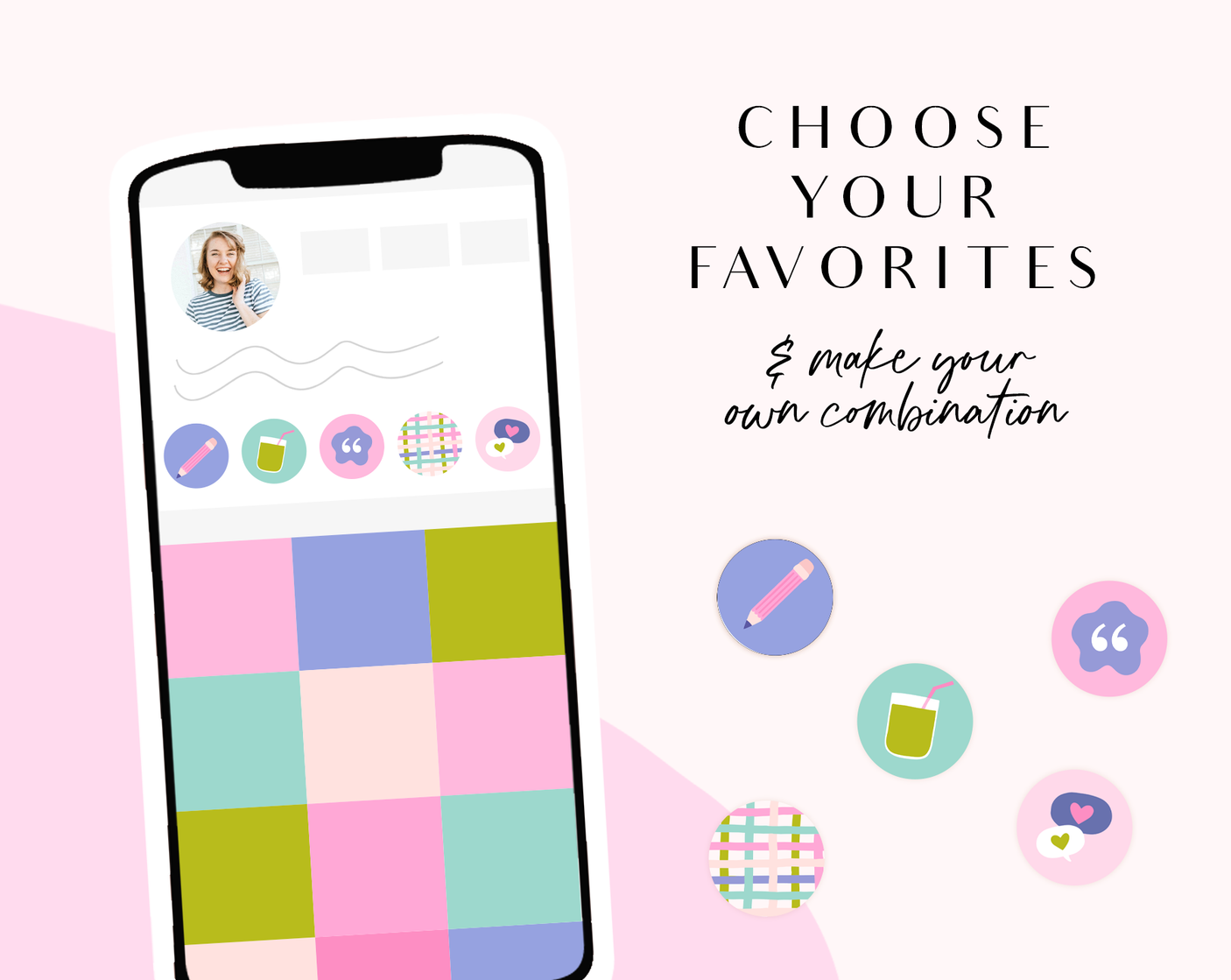 Cute Digital Instagram Highlight Icons