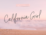 California Girl Font - Design Pixie