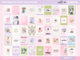 Cute Pastel Instagram Templates