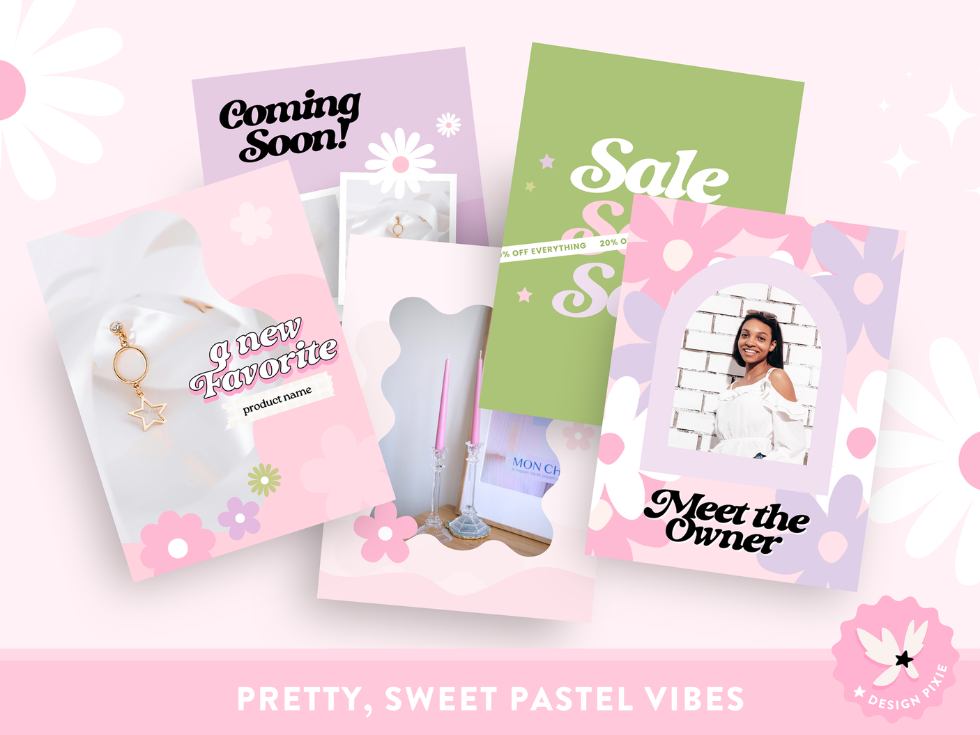 Cute Pastel Instagram Templates