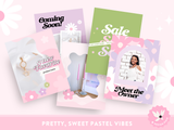 Cute Pastel Instagram Templates