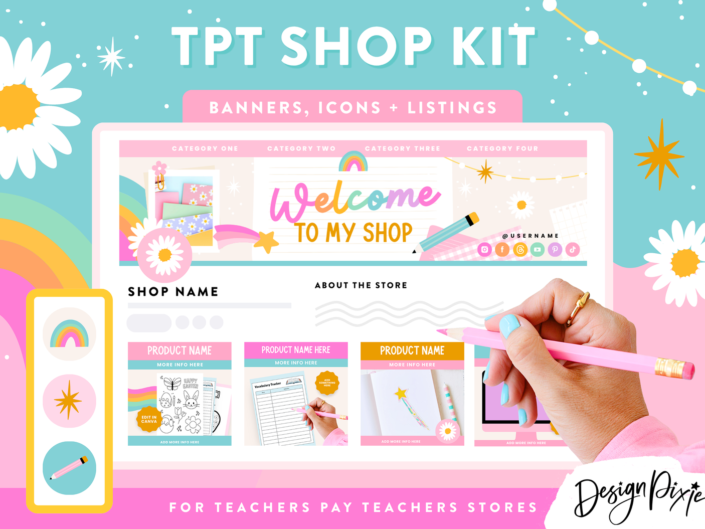 Cute TPT Shop Kit