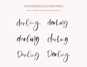 Darling Font - Design Pixie