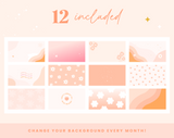 Sweet Peach Desktop Wallpapers - Design Pixie