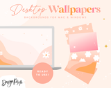 Sweet Peach Desktop Wallpapers - Design Pixie