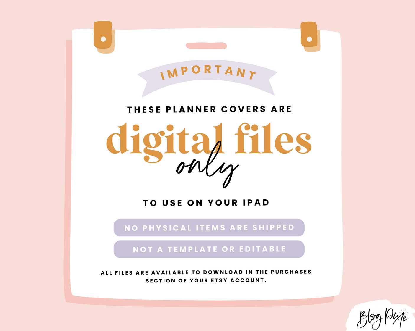 Digital Planner Covers - Pinks - Design Pixie