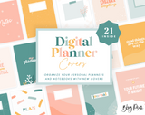 Digital Planner Covers - Enchanting Patterns - Design Pixie