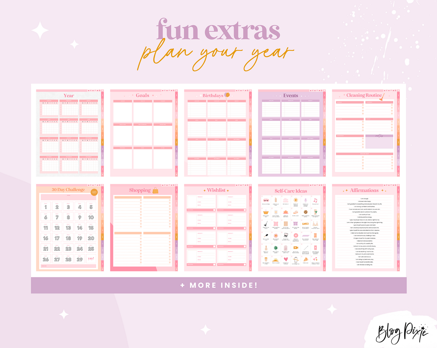 Pink Digital Planner - Design Pixie