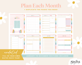 Rainbow Digital Planner - Design Pixie