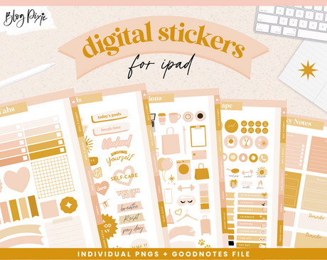 Digital Sticker Designs Digital Planner Stickers โ Design Pixie