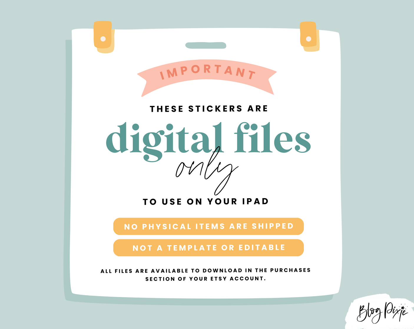 Digital Stickers - Enchanting - Design Pixie