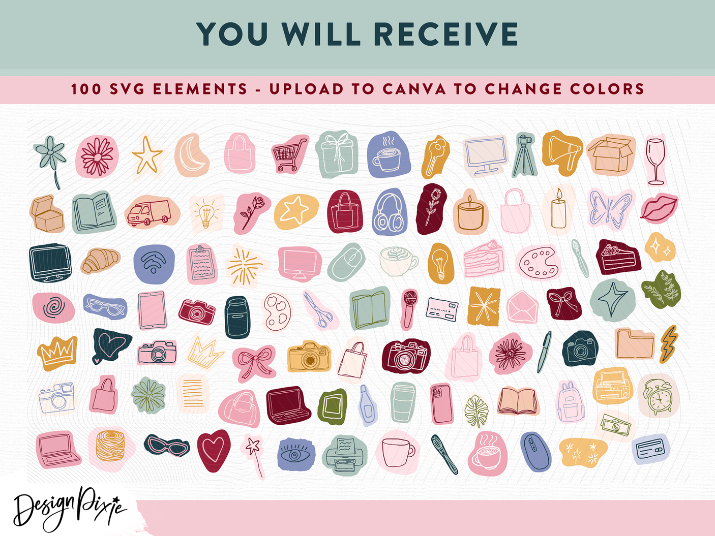 Illustrated Branding Stamps