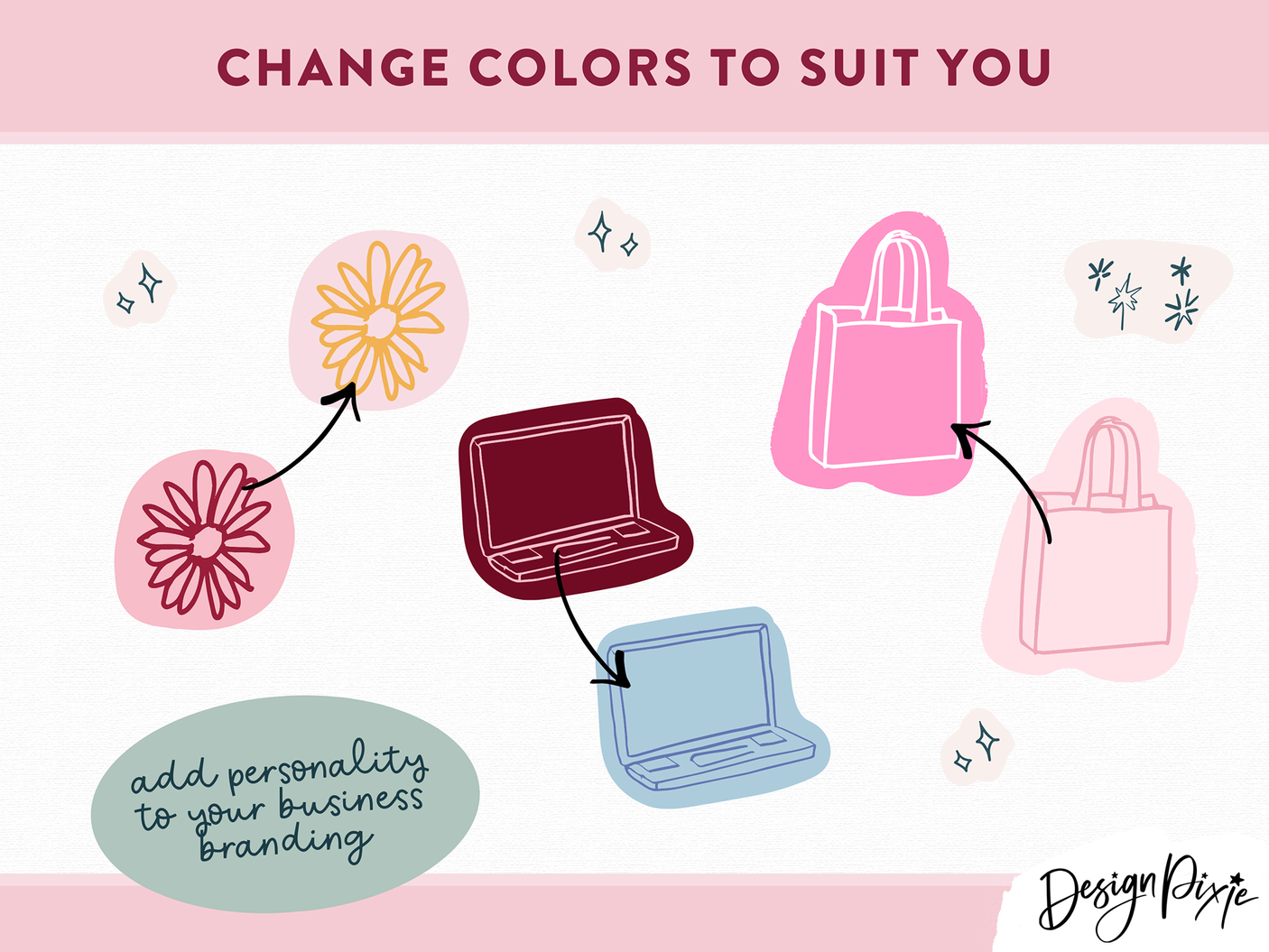 Illustrated Branding Stamps