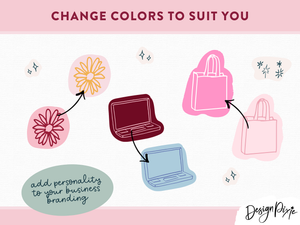 Illustrated Branding Stamps
