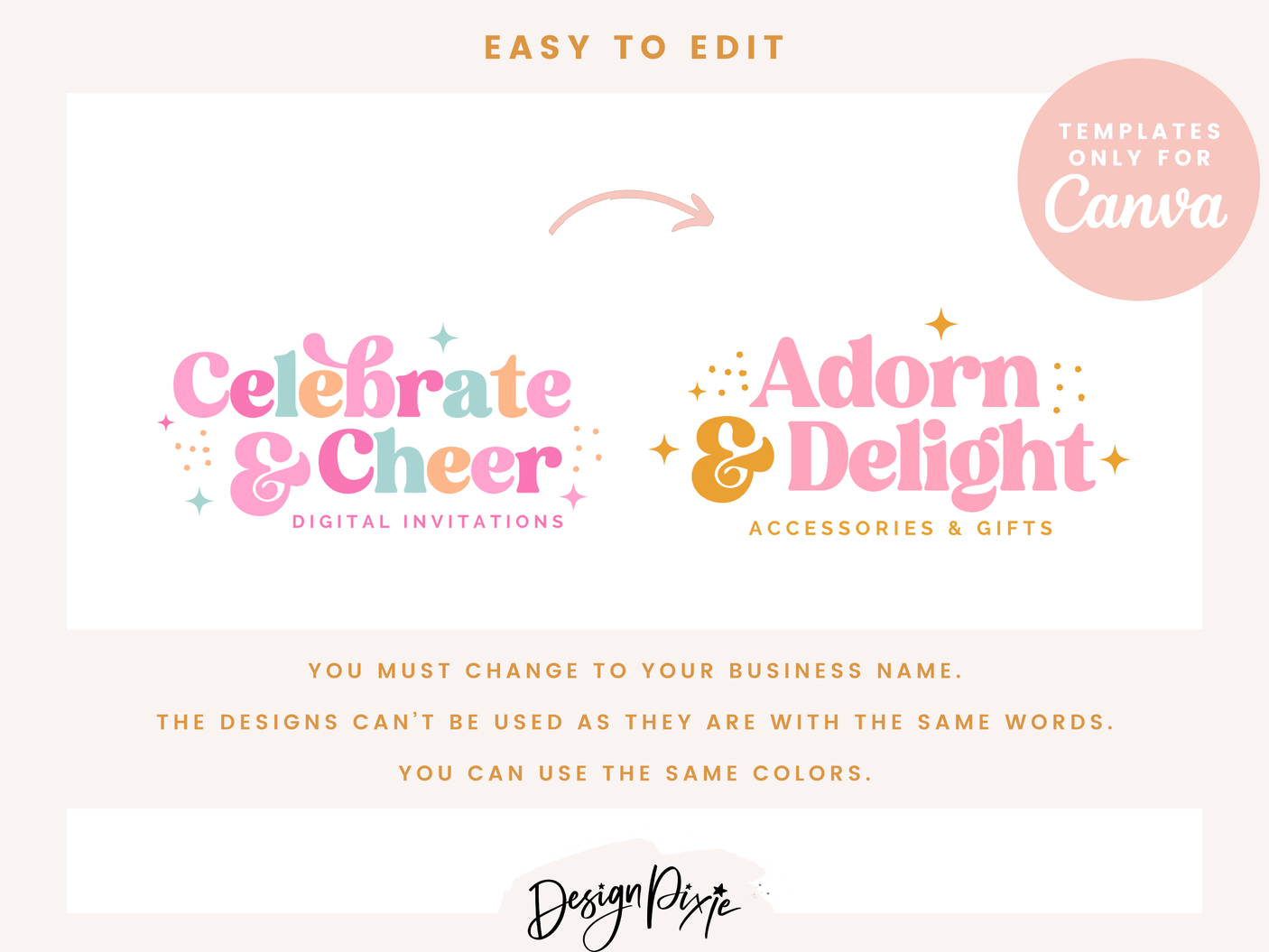 Celebrate Logo Template - Design Pixie