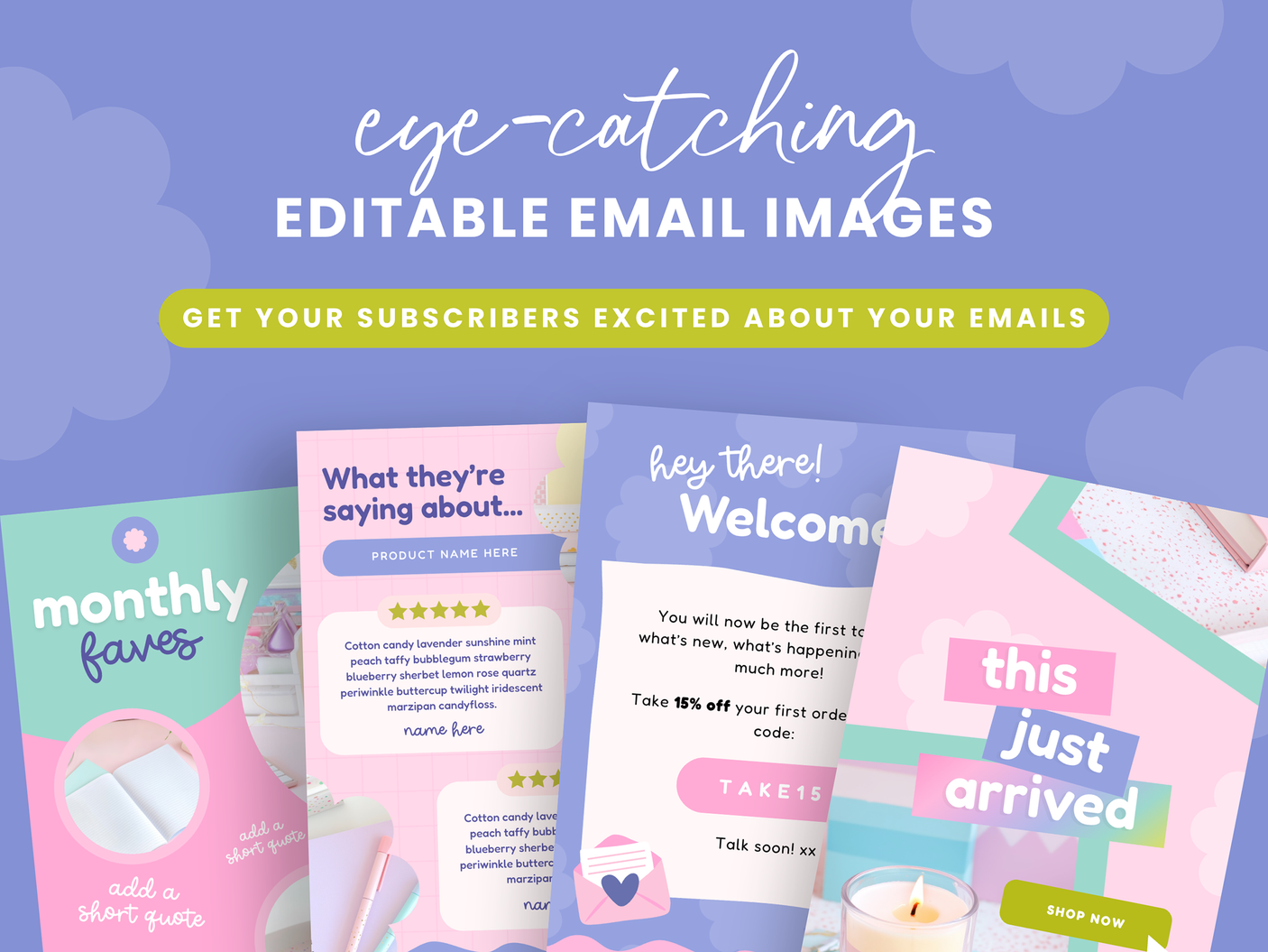 Colorful Creative Email Marketing Templates