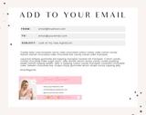 Daisy Days Email Signature Template - Design Pixie