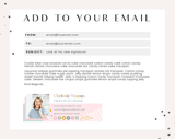 Creative DIY Email Signature Template - Design Pixie