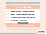 Enchanting Shopify Banner Templates - Design Pixie