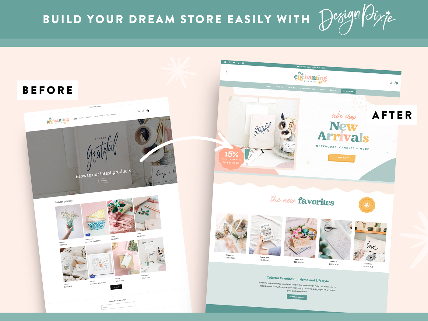 Enchanting Shopify Theme
